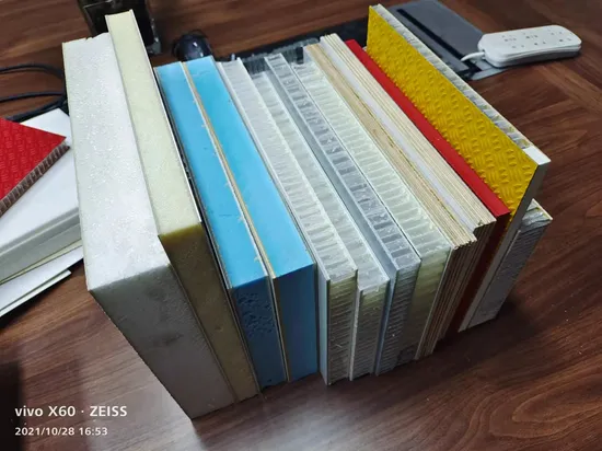 UV-beständige Fiberglas-FRP-PU-Schaumplatte für die Karosserie von Kühlfahrzeugen